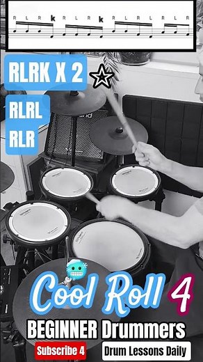 Cool Drum Roll 4 Beginner Drummer