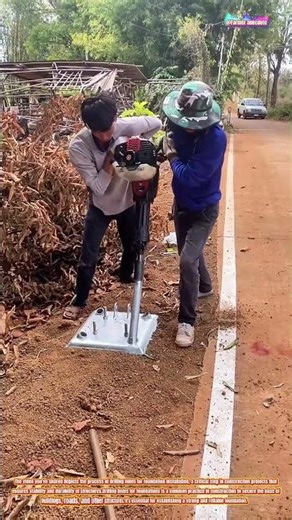 The Art of Drilling Holes for Foundation Installation