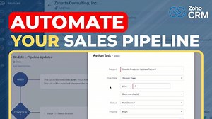 Automating Sales Pipelines || Moving Deals Through Stages in Zoho CRM | Maya Pagtakhan
