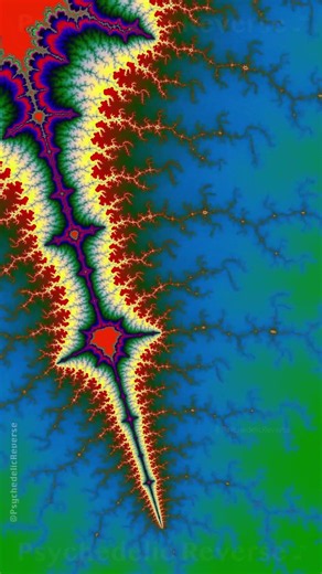 4K Fractal Art into Psychedelic Trance #trippyart #hypnotic #trancemusic #deepzoom