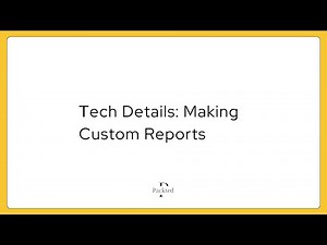 How to make custom reports in GA4 using the tech details template
