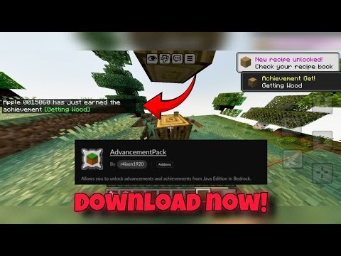 This Mod Adds Real Advancements to Minecraft Bedrock 1.21+ | Advancement mod like java for Minecraft