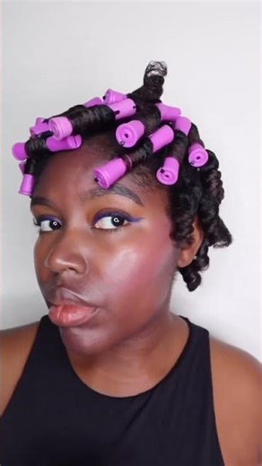 Perfect Perm Rod Set ft. Bask & Bloom #naturalhair #permrodset #type4hair