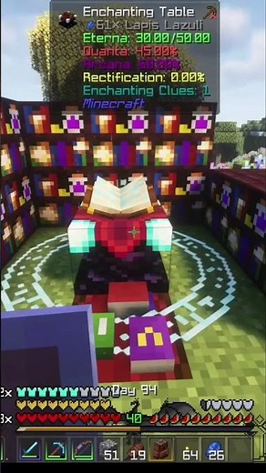 Minecraft Enchantments: Epic Setup & XP Rewards! MUST WATCH! #shorts