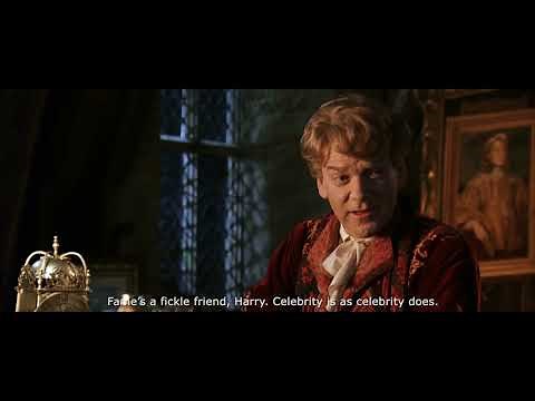 Harry Potter Chamber of Secrets - Fame's a fickle friend. Celebrity is as celebrity does.