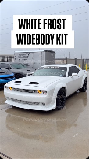 Challenger came in for widebody kit , widebody rims and tires, paint bumper, grilles, lip and widebody white. RGB headlights and wrapped the side markers white! Who’s next? Shop online pep11customz.com we ship📦We do almost everything.✅Message for pricing or to schedule an appointment. KATY/HOUSTON/San Antonio text 832.350.4258 📲 Come visit our main storefront-27722 parkside st. #401 📍Katy Texas. Or San Antonio - 9747 culebra rd.(appointment)210.895.5729 Full customization shop👨‍🔧Full car wr