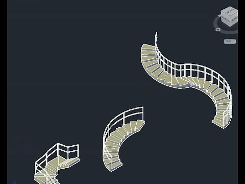 Escaleras 3d personalizadas con AutoCAD Architecture
