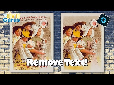 How to Remove Text from a Picture using Photoshop Elements
