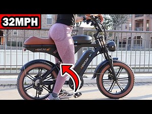 BEST CHEAP FAST EBike Moped of 2025 - Movcan V30 Pro Electric Bike Review 32 MPH FULL SUSPENSION