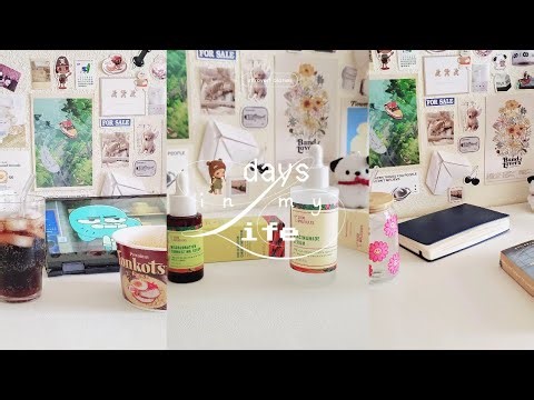 cozy introvert vlog 🪿 days in my life, new skincare, embroidery