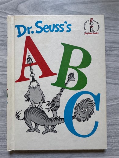Vintage 1963 Dr. Seuss’s ABC Book Club First Edition Hardcover Kids Book - Etsy
