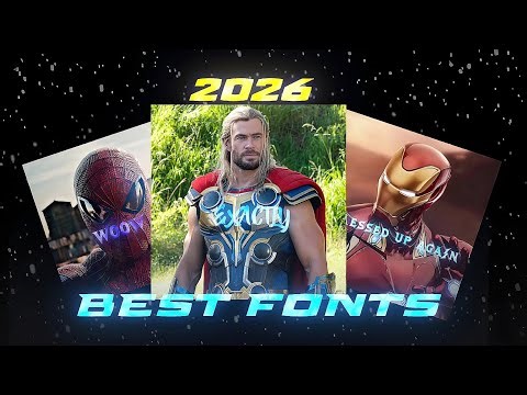 Most Popular Fonts Of 2026 That Can Make Your EDITS Fire 🔥🤍