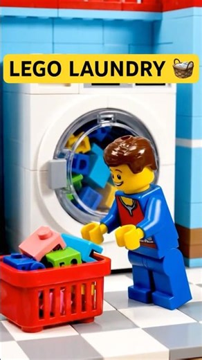 This LEGO Laundry Is So Satisfying 😌🧺 #lego