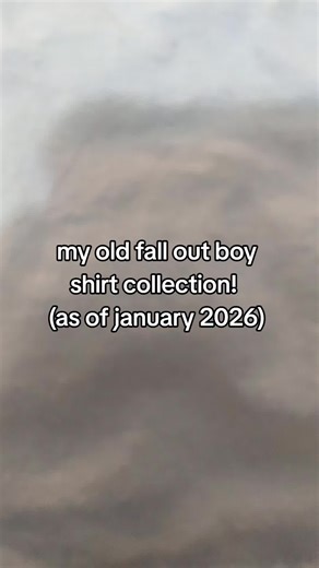Fall Out Boy Old Shirt Collection Revealed