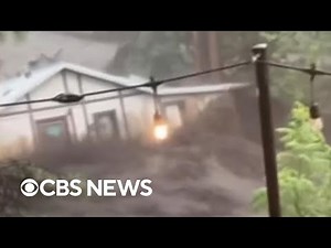 New Mexico house swept away in flash flood