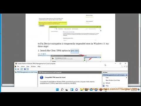 Fix Device encryption is temporarily suspended error in Windows 11