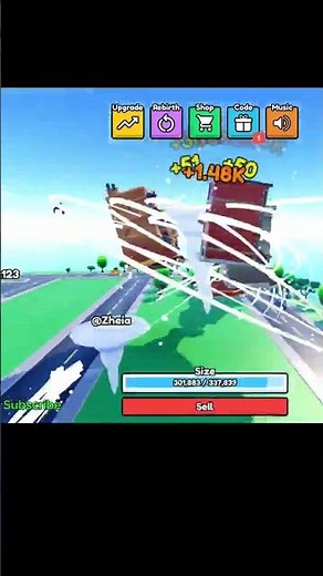 DESTROY EVERYTHING! 🌪️ Roblox - Be a Tornado