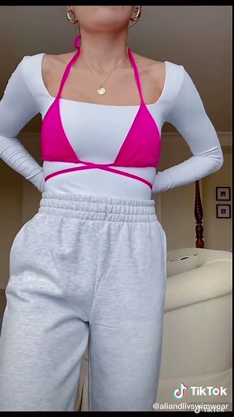 A few ways to style a classic triangle bikini top! Featuring our Ibiza top 😍 #lifestyle #summervibes #smallbusiness #smallbusinessowner