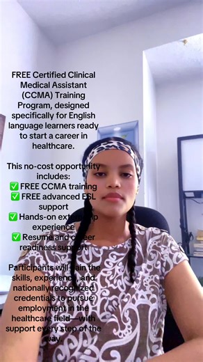 FREE CCMA Training Program for English Learners