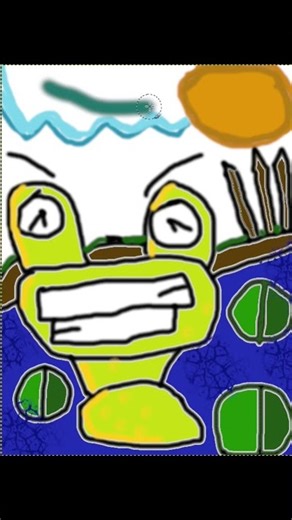 Alien Golden Frog Sloppy Speed Drawing