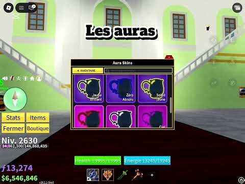 Présentation de mon compte blox fruits