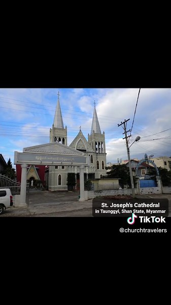 Churches in Myanmar 🇲🇲⛪ #church #gereja #kristen #christianity #iglesia #gerejakristen #cathedral #fyp #religion #myanmar