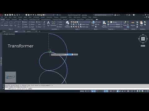 How to draw transformer symbol by AutoCAD electrical