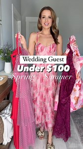 Comment below LINKS to shop these cocktail dresses under $100! These are perfect for a spring or summer wedding or special event💃🏻💐 Tag a bestie who might need some wedding guest inspo 👯‍♀️ I am 5’3 and these are petite friendly, too! Sharing a closer look on stories today😍 Direct URL: https://liketk.it/4wEE6 #weddingguest #weddingguestdress #cocktaildress #partydress #datenightoutfit #springwedding #summerwedding #weddingguestoutfit | Lisa Robbins