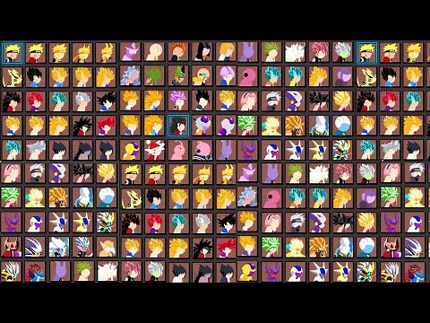 Stickman Warriors - All Heroes/Characters Unlock Goku, Vegeta, Wix, Torro, Migra