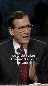 Suicide is Not the Answer - Dr. Adrian Rogers