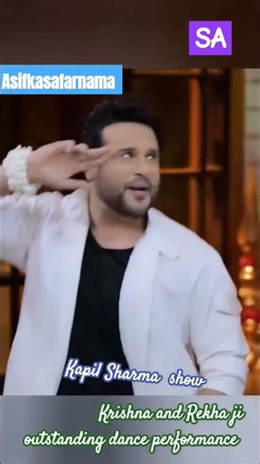 Rekha ji and krishna dance performance Kapil Sharma show #rekha #krishna #sunilgrover #kapilsharma