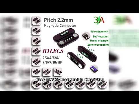 3A Waterproof Magnetic Pogo Pin Connector 2 3 4 5 6 7 8 9 11 Pole Male Female Medical Equipment Spor