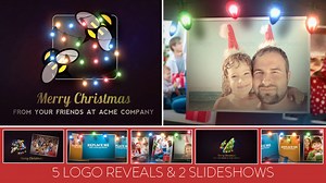 Christmas Lights Logo & Slideshow