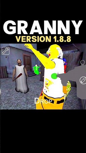 Granny Version 1.8.8 :)👉💥 Mod Menu🤪 #shorts #granny