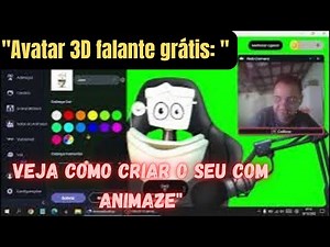 "ANIMAZE: crie um avatar 3D falante grátis pelo PC em poucos minutos"