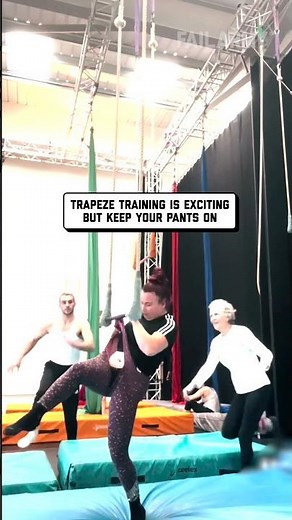 trapeze traps pants easy 😂🫣
