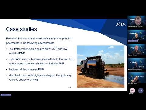 AfPA Live - Episode: Best Practices for Bitumen Emulsion Primers