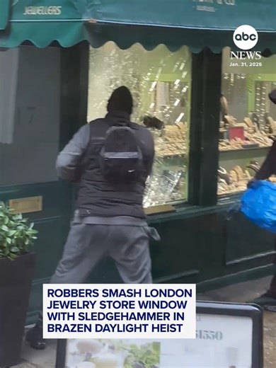 Daylight Jewelry Store Robbery in London