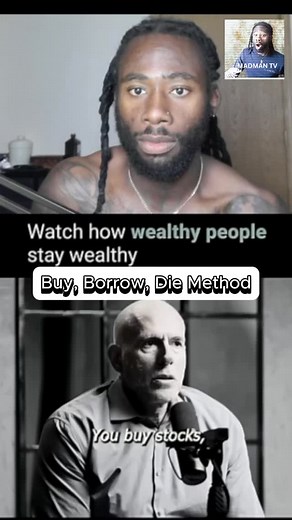 ⸻ 💰 “Buy, Borrow, Die” isn’t a secret—it’s a strategy the wealthy use to build generational wealth. They buy appreciating assets, borrow against them tax-free, and pass them down, avoiding massive tax bills. 🚀 Want to play the wealth game like the 1%? Start building assets today. #financialfreedom #wealthbuilding #investingtips #madmanmeechie #generationalwealth | MadmanMeechie Lets React