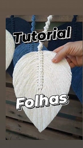 Luciana Oliveira / MACRAMÊ | Como fazer a folha de macramê 🍂 A folha é uma das peças de macramê mais belas, mas o seu processo exige um pouco de paciência e dedicação... | Instagram
