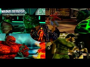 Marvel Nemesis: Rise of The Imperfects | All Bosses + Ending