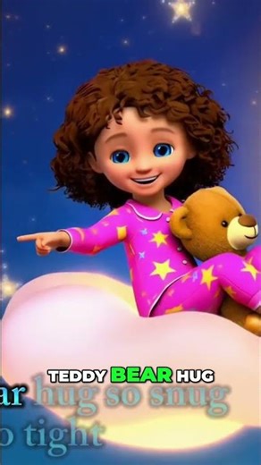 Bedtime Routine: Snuggle Up with Teddy for Sweet Dreams Tonight! #shorts