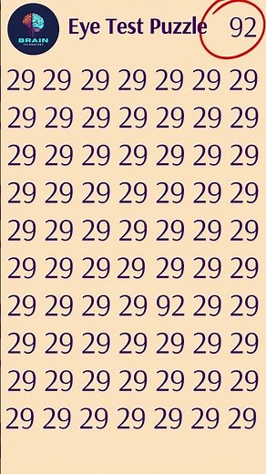Bulk 1 EyEye Test Puzzle 👀 Can You Find the Hidden Numbers Faste