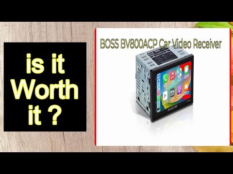 BOSS BV800ACP Car Video Receiver Features - Important Information