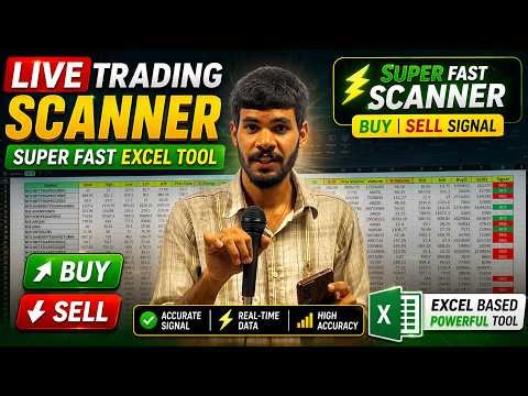 Super Fast Excel Trading Scanner | Real-Time Market Analysis Tool ⚡