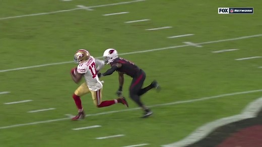 Emmanuel Sanders streaks through the middle for 32-yard catch