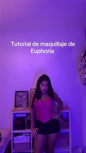 BEBEEESS EL TUTORIAL QUE ME PIDIERONNNN!! #makeup #euphoria | euphoria makeup