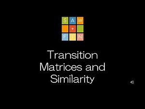 Linear Algebra 6.4 Transition Matrices and Similarity