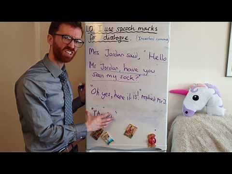 English - Speech Marks for Dialogue - KS2