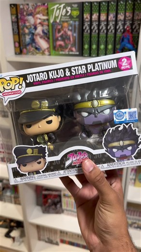 Jotaro Kujo and Star Platinum Funko Pop 2-Pack (JJBA)